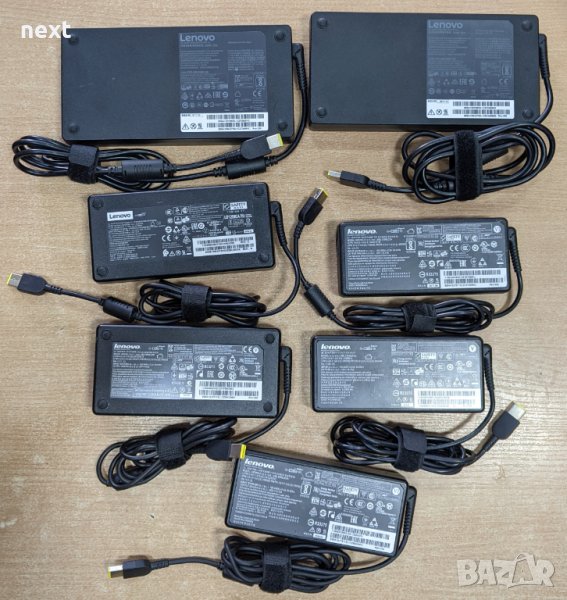 Оригинално зарядно Lenovo 135W 170W 230W квадратна букса + Гаранция, снимка 1