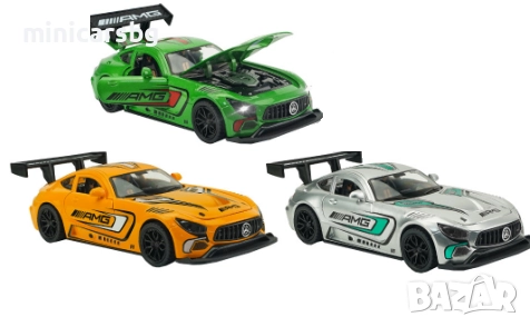Метални коли: Mercedes AMG GT, снимка 1