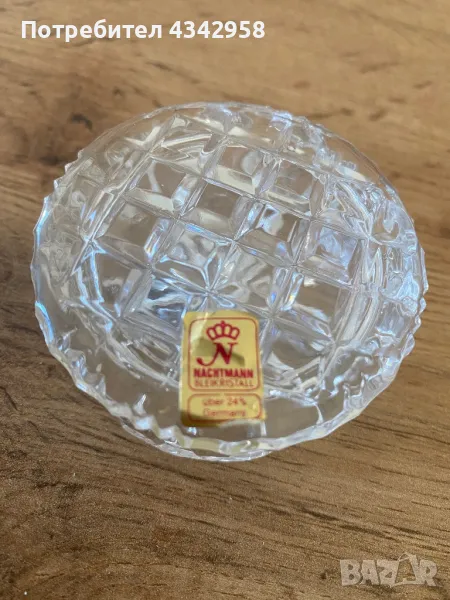 Vintage. Nachtmann.Кристална кутия за бижута., снимка 1