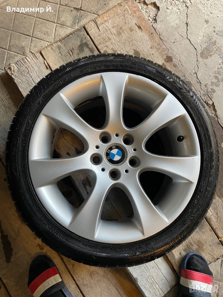 Bmw e60 джанти style 124 275 35 18 runflat, снимка 1