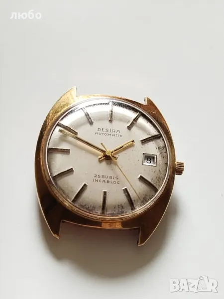 Часовник DESIRA AUTOMATIC 25 RUBÍS -14 к 585 Златна Каса Работещ , снимка 1
