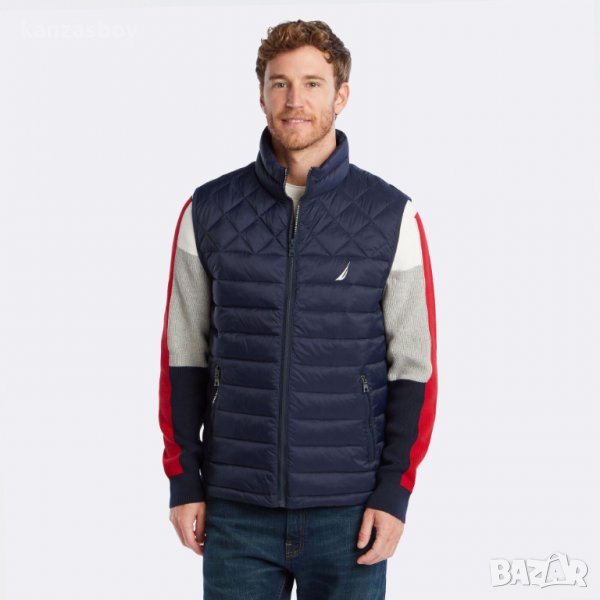  nautica LIGHTWEIGHT TEMPASPHERE QUILTED VEST - страхотен мъжки елек КАТО НОВ, снимка 1