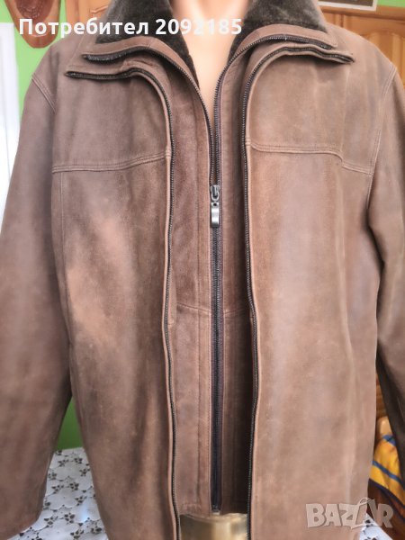 Палто кожено намалено., снимка 1