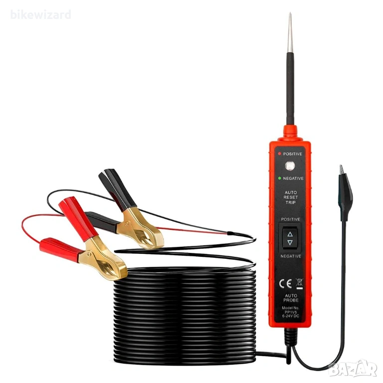 ZKTOOL LED тестер за автомобилни електрически вериги – DC 6-24V НОВО, снимка 1