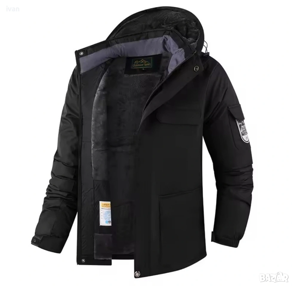 Мъжко зимно яке. водоустойчиво с термо подплата размер М, снимка 1