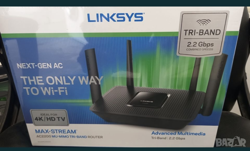 Чисто нов рутер Linksys AC2200, снимка 1
