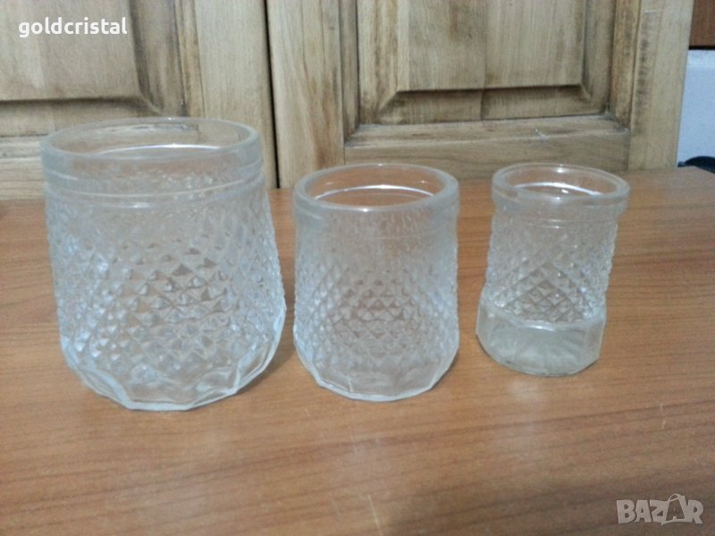 Стъклени чаши чашки, снимка 1