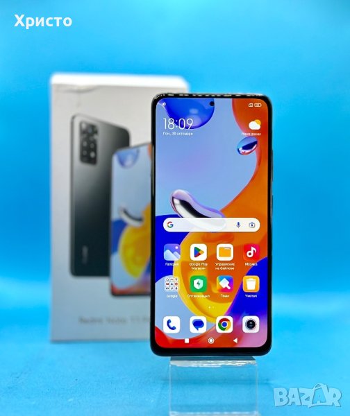 ГАРАНЦИОНЕН!!! Xiaomi Redmi Note 11 Pro, 128GB, 6GB RAM, 5G, Graphite Grey, снимка 1