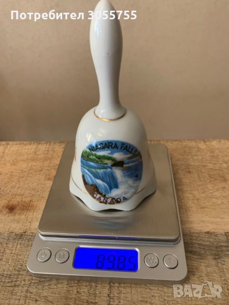 Красива стара камбанка(порцелан-Япония) -Ниагарски водопад, снимка 1