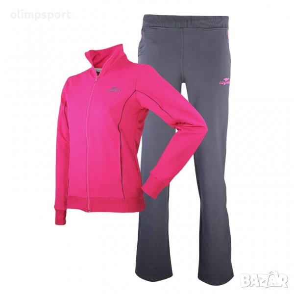 Спортен дълъг дамски екип с цип  F173  Размер XS Подходящ за спорт и отдих Поло деколте , снимка 1