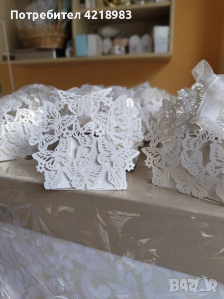 Кутийки за подаръче за гости ПЕПЕРУДИ, снимка 1