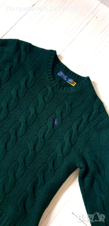 POLO Ralph Lauren Cable Wool / Cashmere Knit Womens Size M НОВО!  ОРИГИНАЛ! Дамски Пуловер, снимка 1
