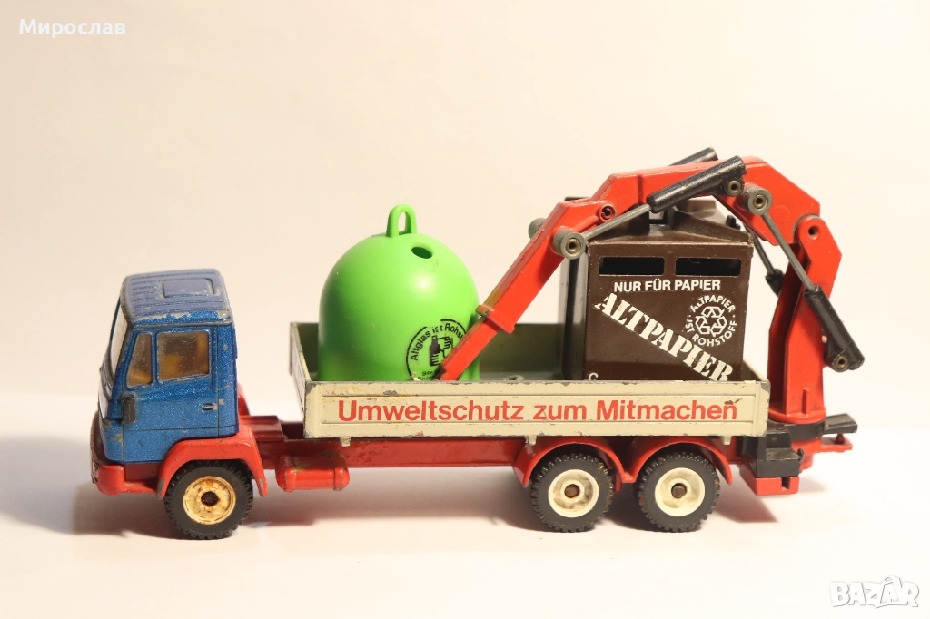 1/55 ?? SIKU MERCEDES КАМИОН ИГРАЧКА КОЛИЧКА МОДЕЛ, снимка 1