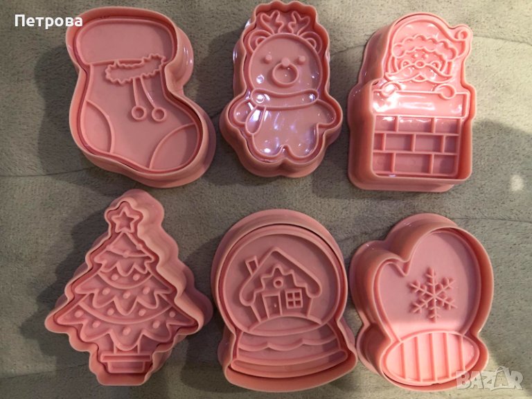  Коледни разглобяеми релефни резци , снимка 1