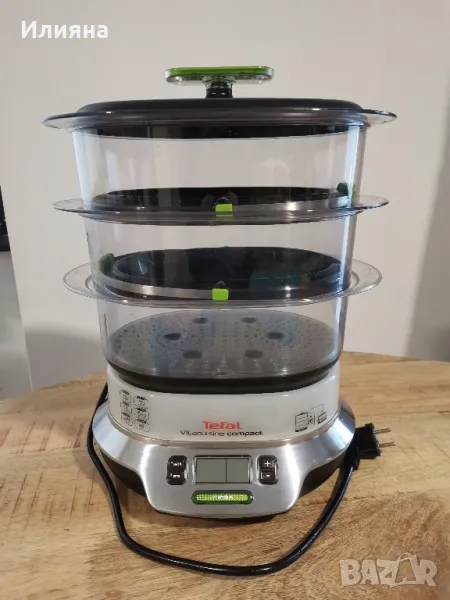 Уред за готвене на пара Tefal Vitacuisine Compact VS400333, снимка 1