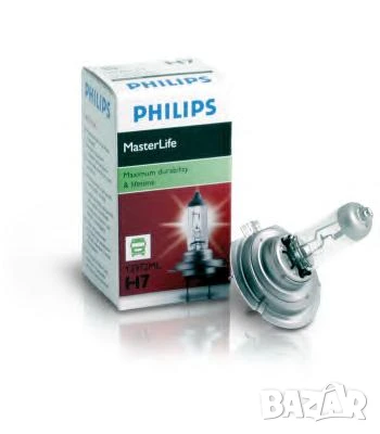 Крушка PHILIPS H7 24V 70W PX26D HEAVY DUTY/LONG LIFE №13972HDLLC1, снимка 1