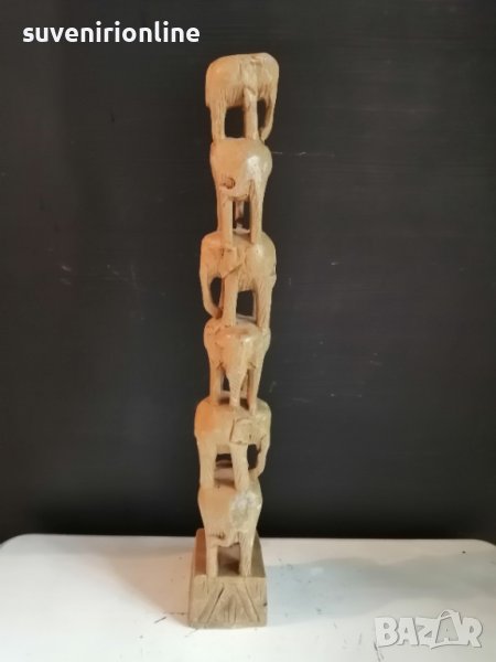 сувенир дървени слончета, снимка 1