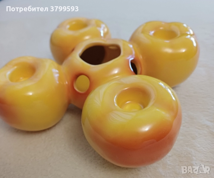 Порцеланов свещник за 5 свещи Goebel ГДР , снимка 1