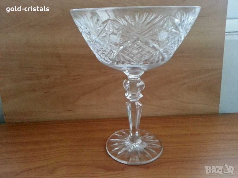 кристална купа фруктиера бонбониера, снимка 1