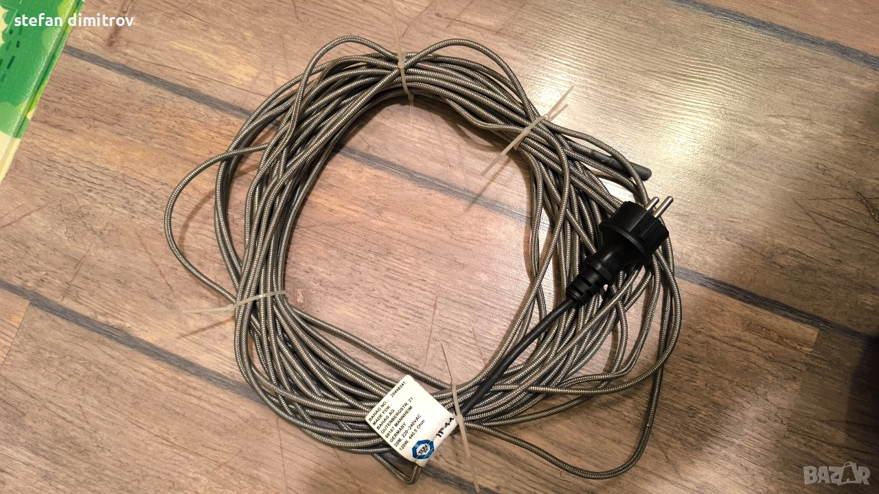 Нагревателен кабел 20 метра 120 w , снимка 1