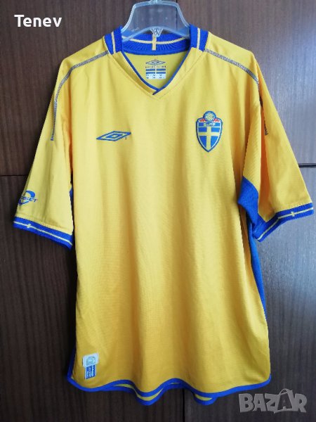 Sweden Umbro футболна тениска фланелка Швеция L 2004 , снимка 1