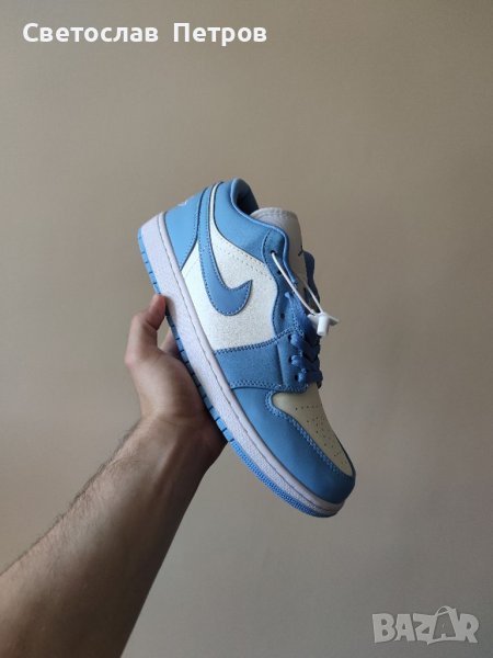 Оригинални Nike Air Jordan 1 Low Blue , снимка 1