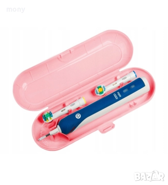 Несесер за електрическа четка за зъби, за Oral-B, розов, снимка 1