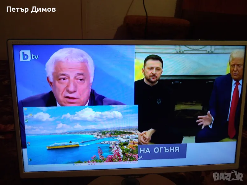 TV+PIP+MONITOR-SAMSUNG LT24D391 EW/EN Бял., снимка 1