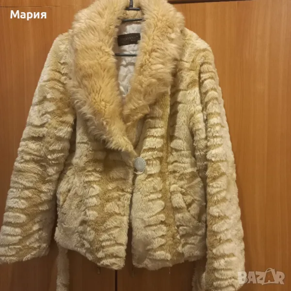 плюшено палто , снимка 1