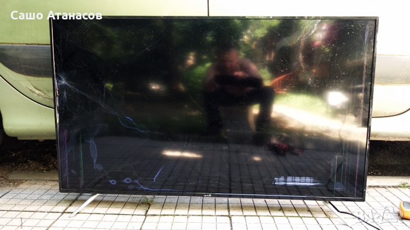 Arielli LED-50DN4T2 SMART със счупена матрица ,TP.MS338E.PB803 ,V500DJ5-CQS1 ,MS-L2190 ,V500DJ6-QEI, снимка 1