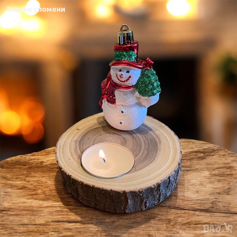 Коледен свещник, снимка 1