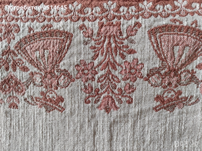 Ретро покривка лен 200/115 мм, снимка 1