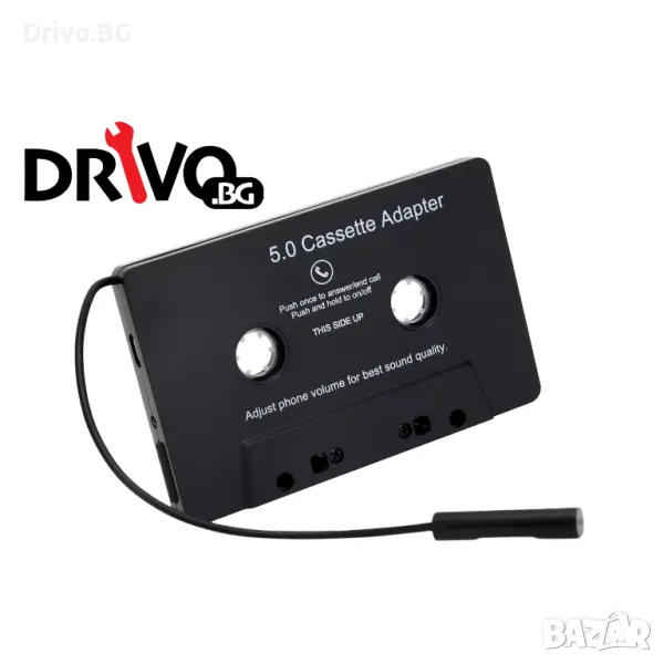 Гаранция! Нова Bluetooth Касета с Микрофон за Музика от Радио на Кола, снимка 1