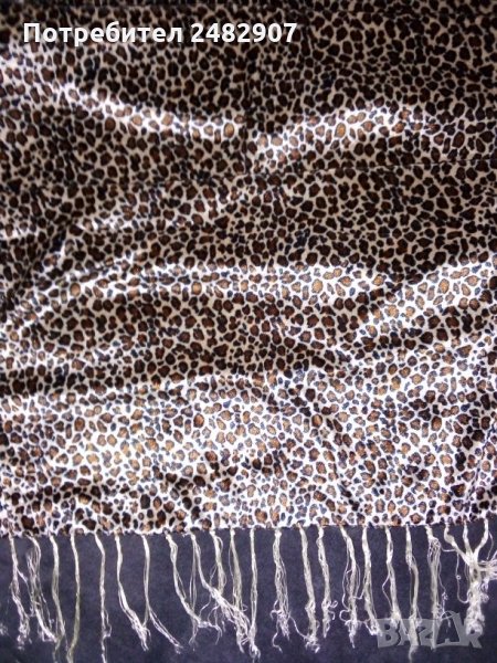 Дамски шал с ресни, снимка 1