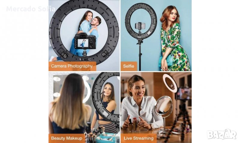 Селфи ринг 128 LED, снимка 1