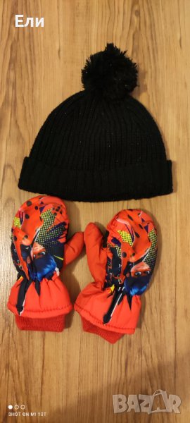 Шапка и ръкавици "Калинката", снимка 1