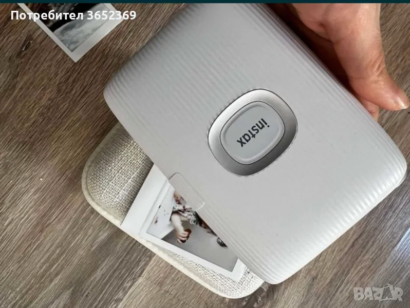 Мигновен принтер Fujifilm Instax mini Link 2, бял, снимка 1