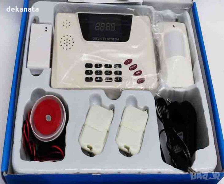 GSM SIM алармена система безжична за дома, офиса, вилата, магазина, снимка 1