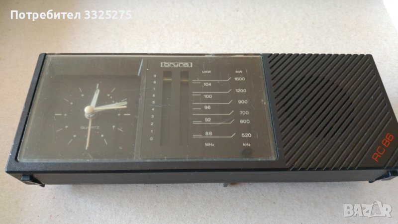 портативен радио-будилник bruns, снимка 1