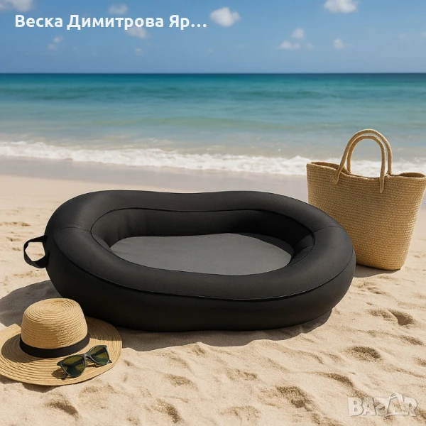 Въздушен шезлонг за пълна релаксация навсякъде – без помпи и усилия, снимка 1
