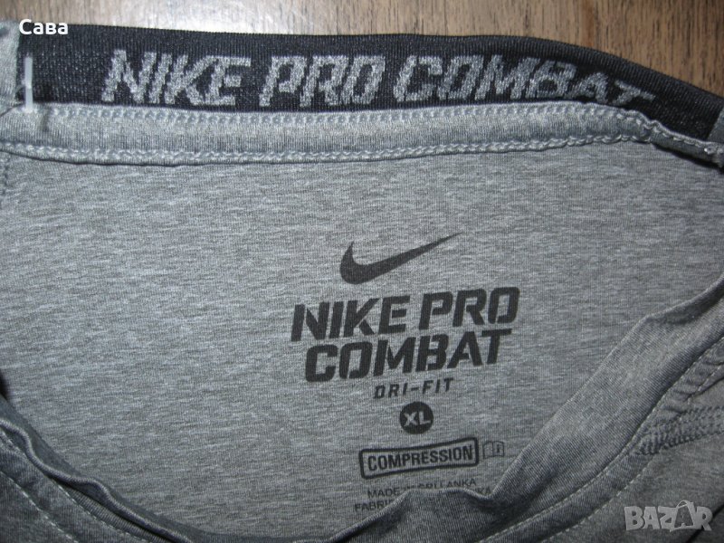 Тениска NIKE- PRO COMBAT   мъжка,Л-ХЛ, снимка 1
