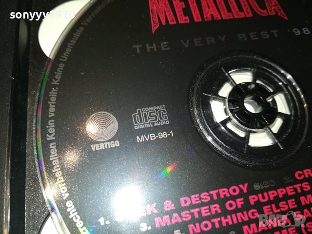 METALLICA CD X2бр 0311231007, снимка 10 - CD дискове - 42833566