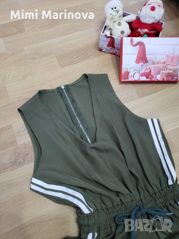 Гащеризон с бял кант Носен веднъж, закупен за 90лв, снимка 4 - Гащеризони - 30931777