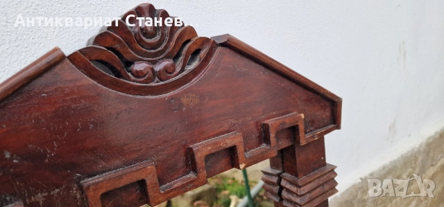 Антикварно дървено огледало , снимка 8 - Декорация за дома - 52842135