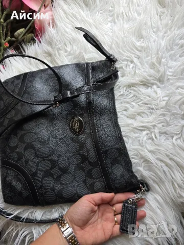 оригинална кожена  чанта Coach, снимка 3 - Чанти - 47518991