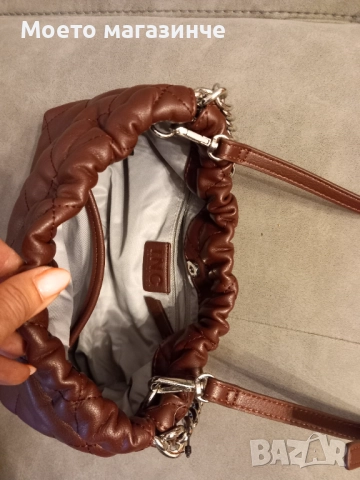 Нова елегантна малка кафява дамска чанта, снимка 3 - Чанти - 51842714