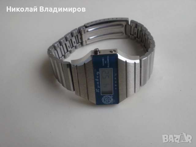 Часовник Правец рядък мъжки ръчен български часовник Булетроник Buletronic, снимка 13 - Мъжки - 52953339