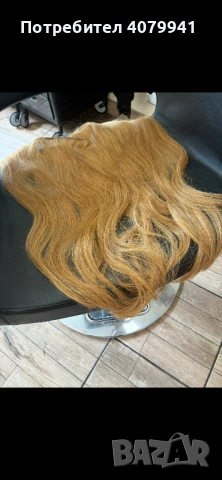 Естествени екстеншьни 100г / 53СМ - пльтни, меки, цвят рус, снимка 3 - Аксесоари за коса - 54112965