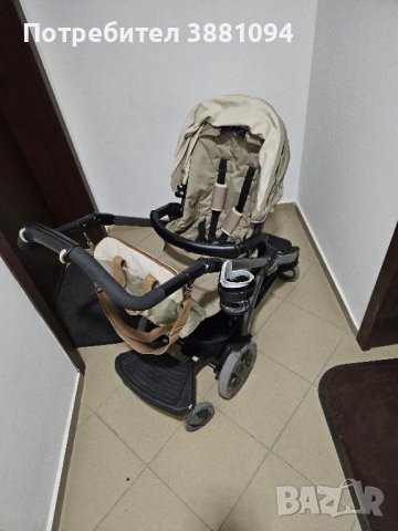 Бебешка количка 3в1 + много аксесоари, Peg Perego book 51, снимка 7 - Детски колички - 42758955