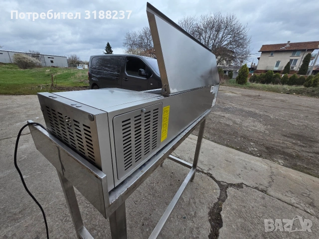 Немска хладилна вана за студени гарнитури и салати, снимка 8 - Хладилни витрини и фризери - 54041909